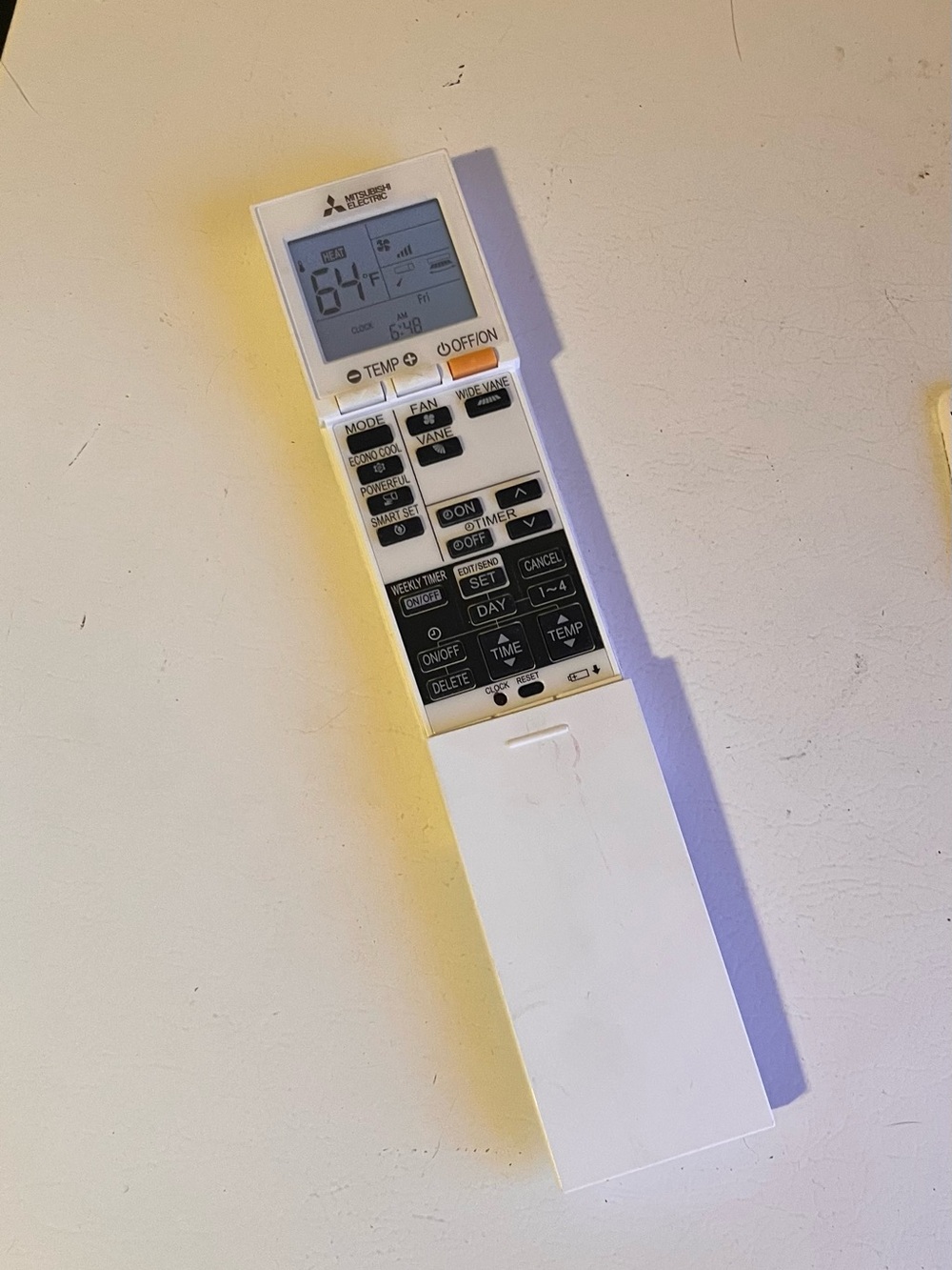 OEM Mitsubishi electric Mr. slim  sh22e replacement remote tested